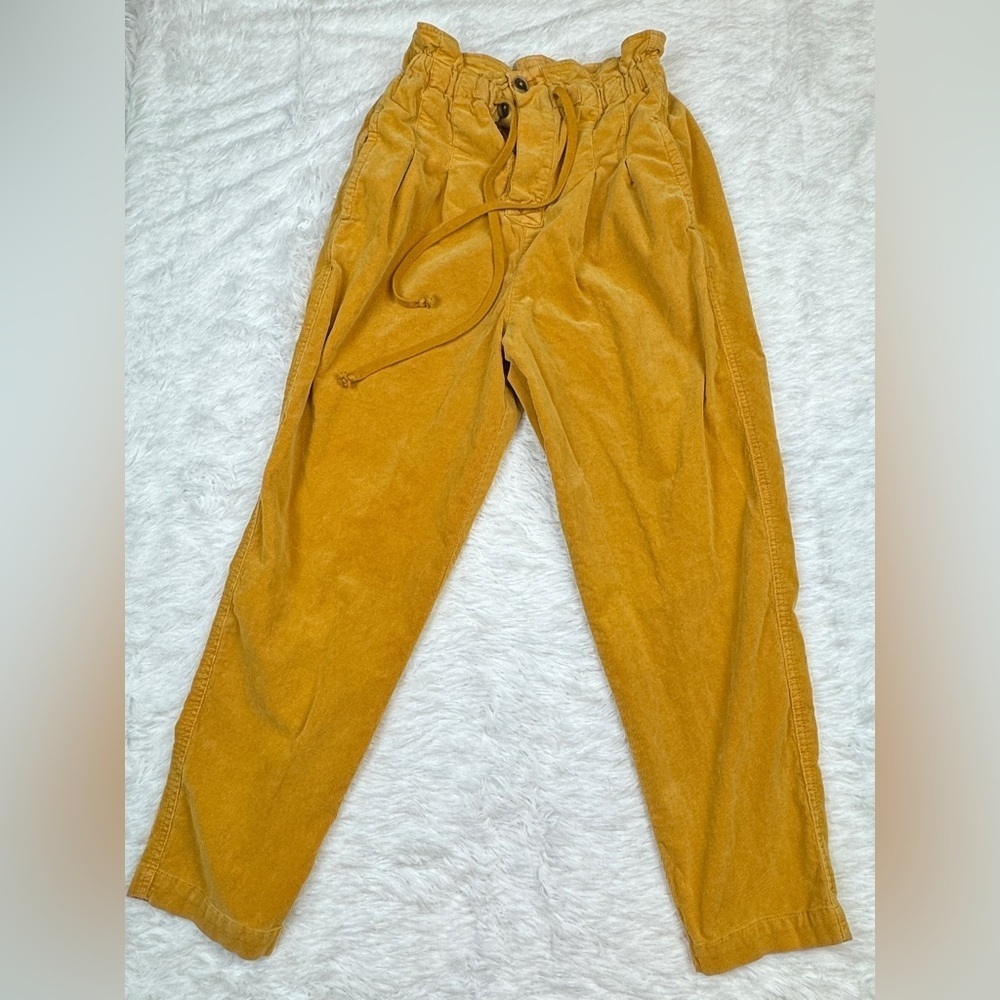 Free People Mustard Yellow Pants